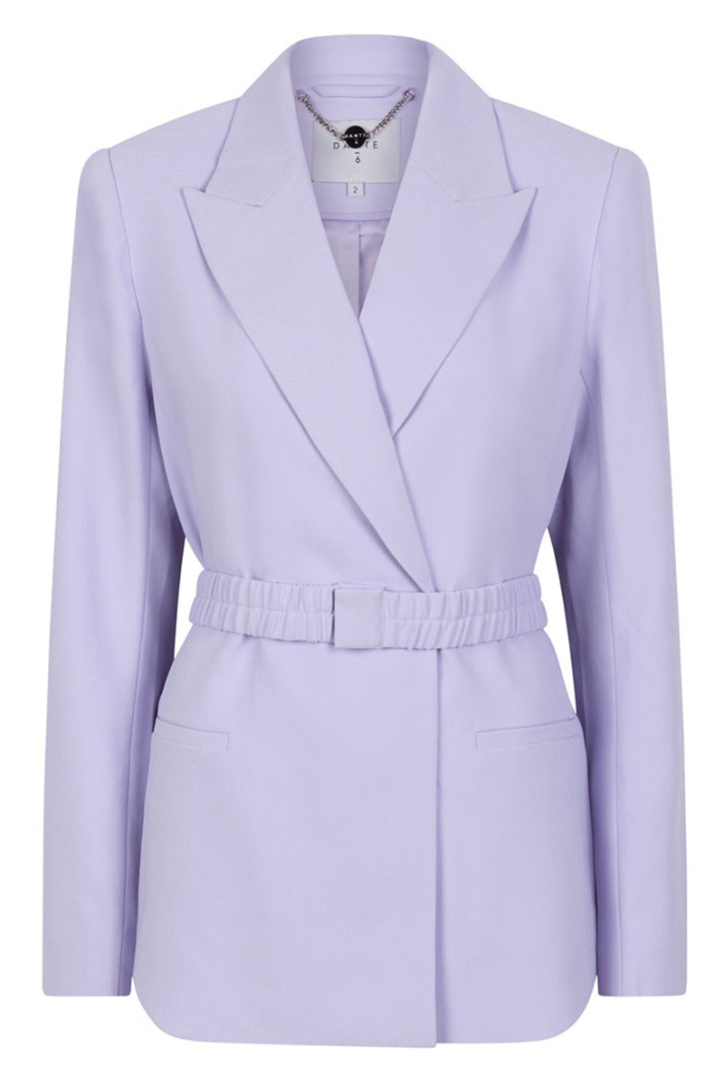 Dames blazer paars