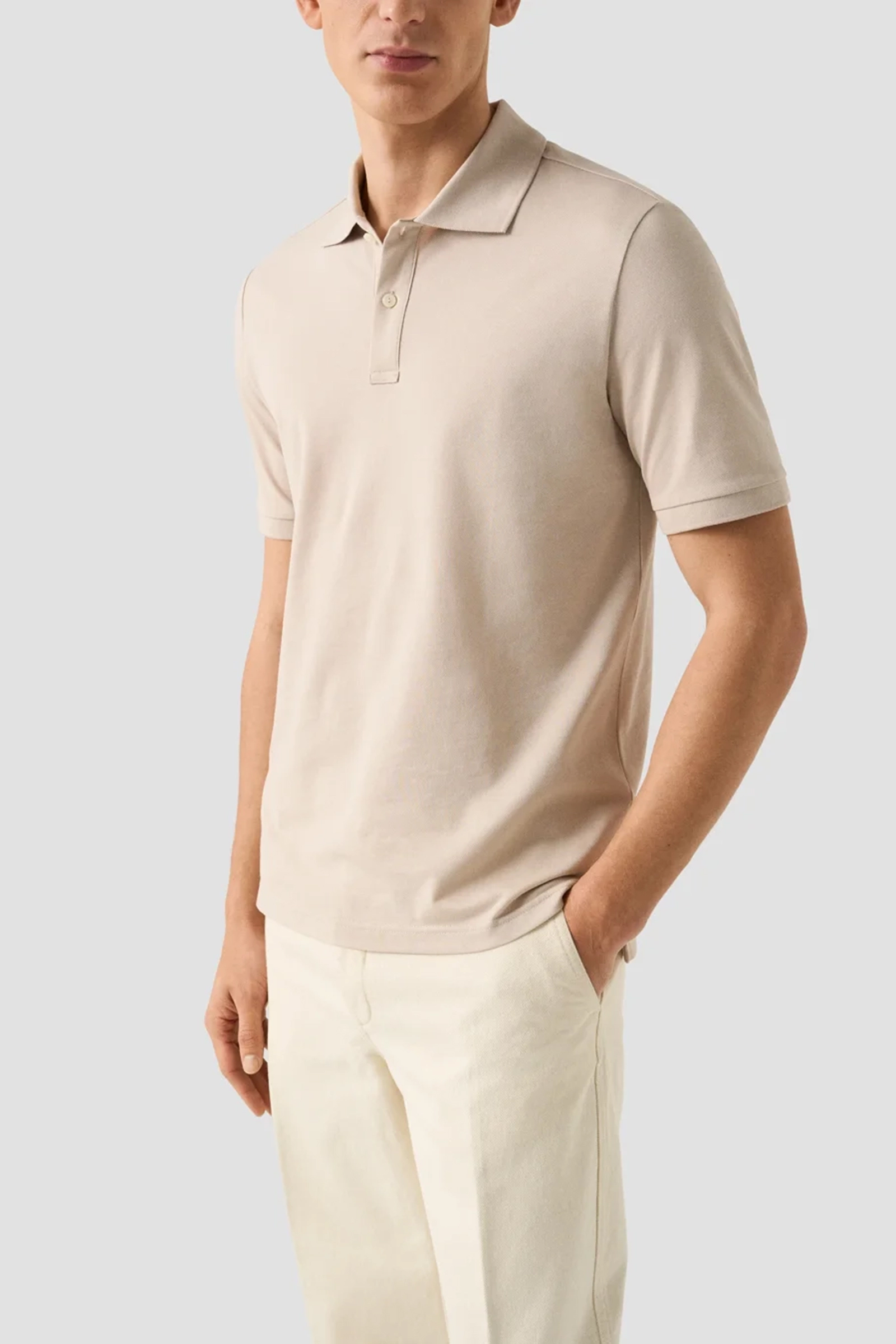 Heren overhemd lm dressual bruin