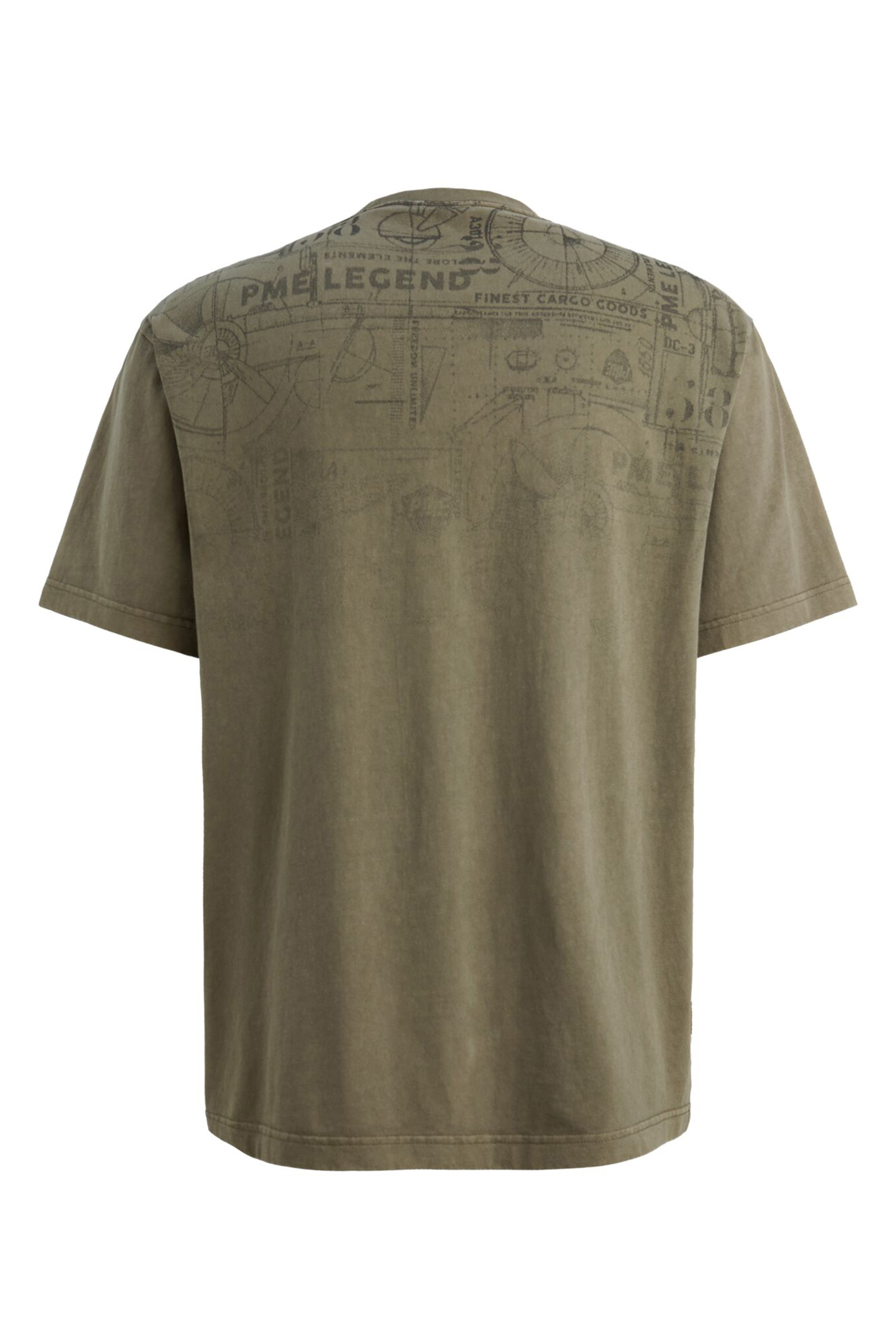 Heren overhemd lm casual groen