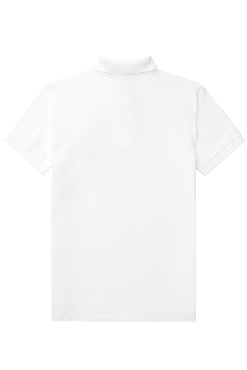 Jongens polo korte mouw wit