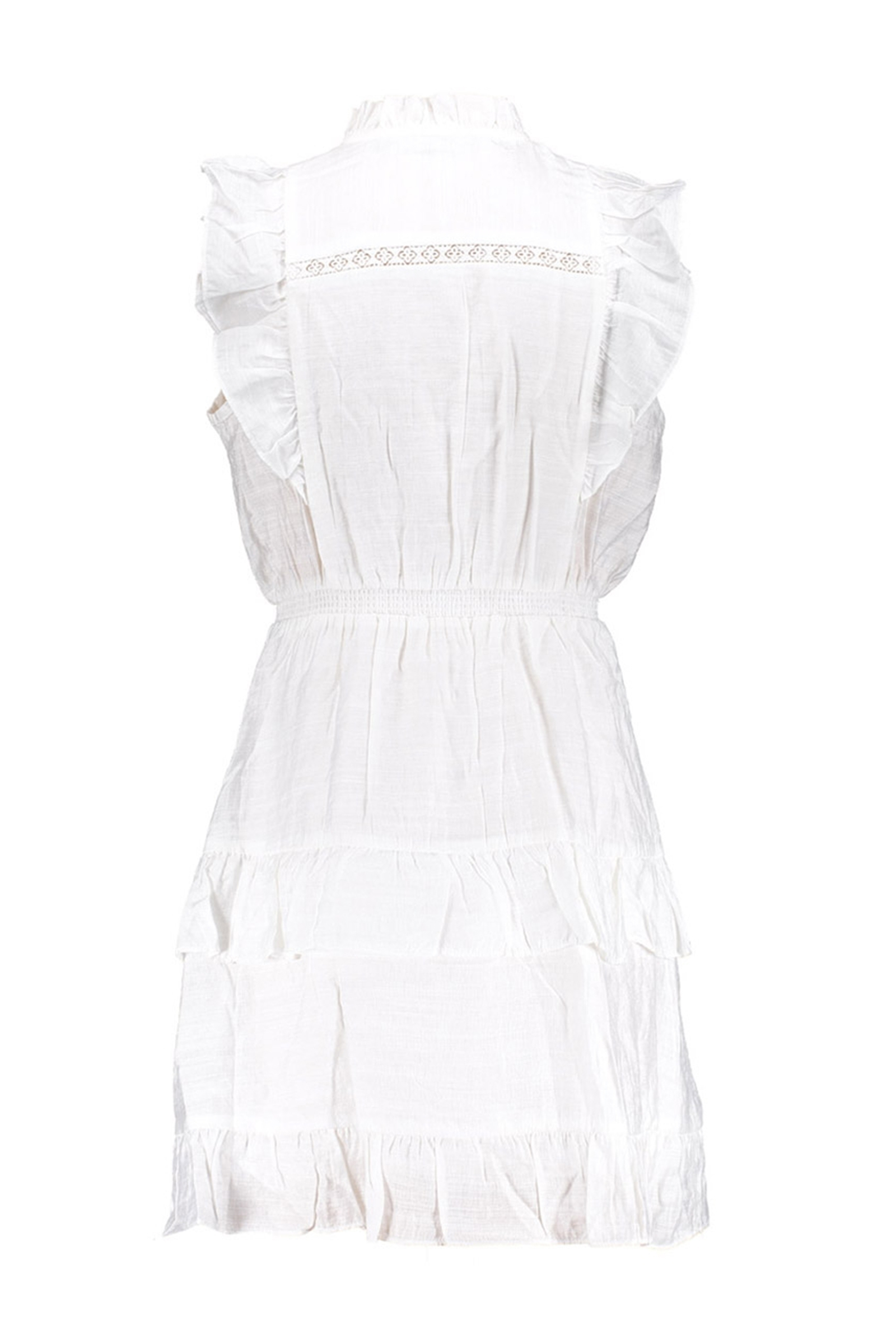 Frankie & Liberty Rosette dress Wit-1 2