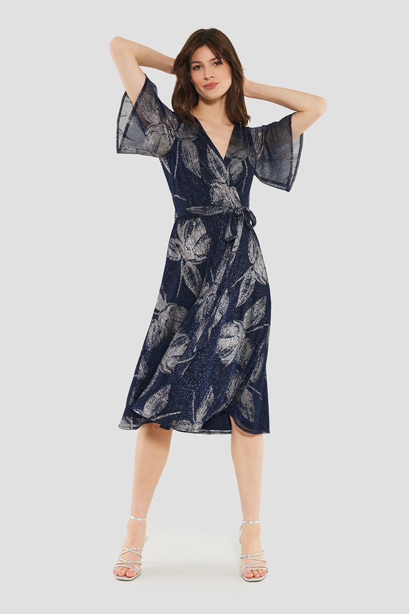 Dames jurk blauw