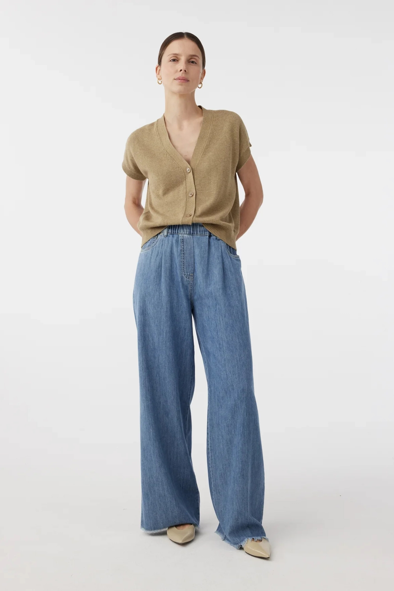 Dames jeans blauw