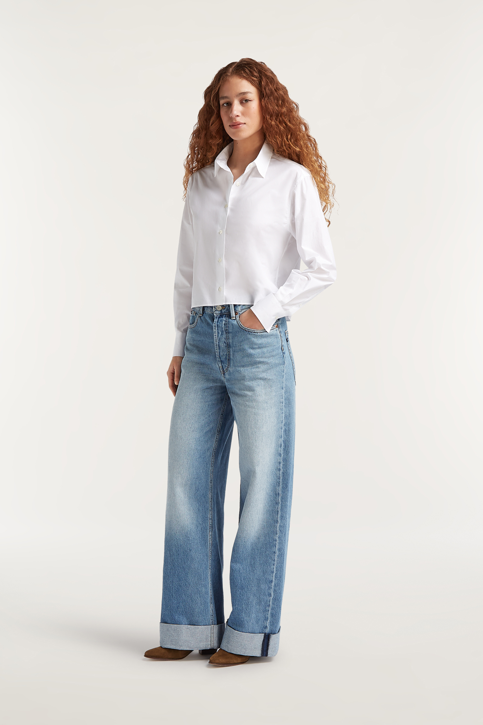 Dames jeans blauw