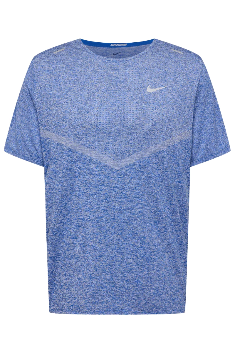 Nike Running heren t-shirt km Blauw-1 1