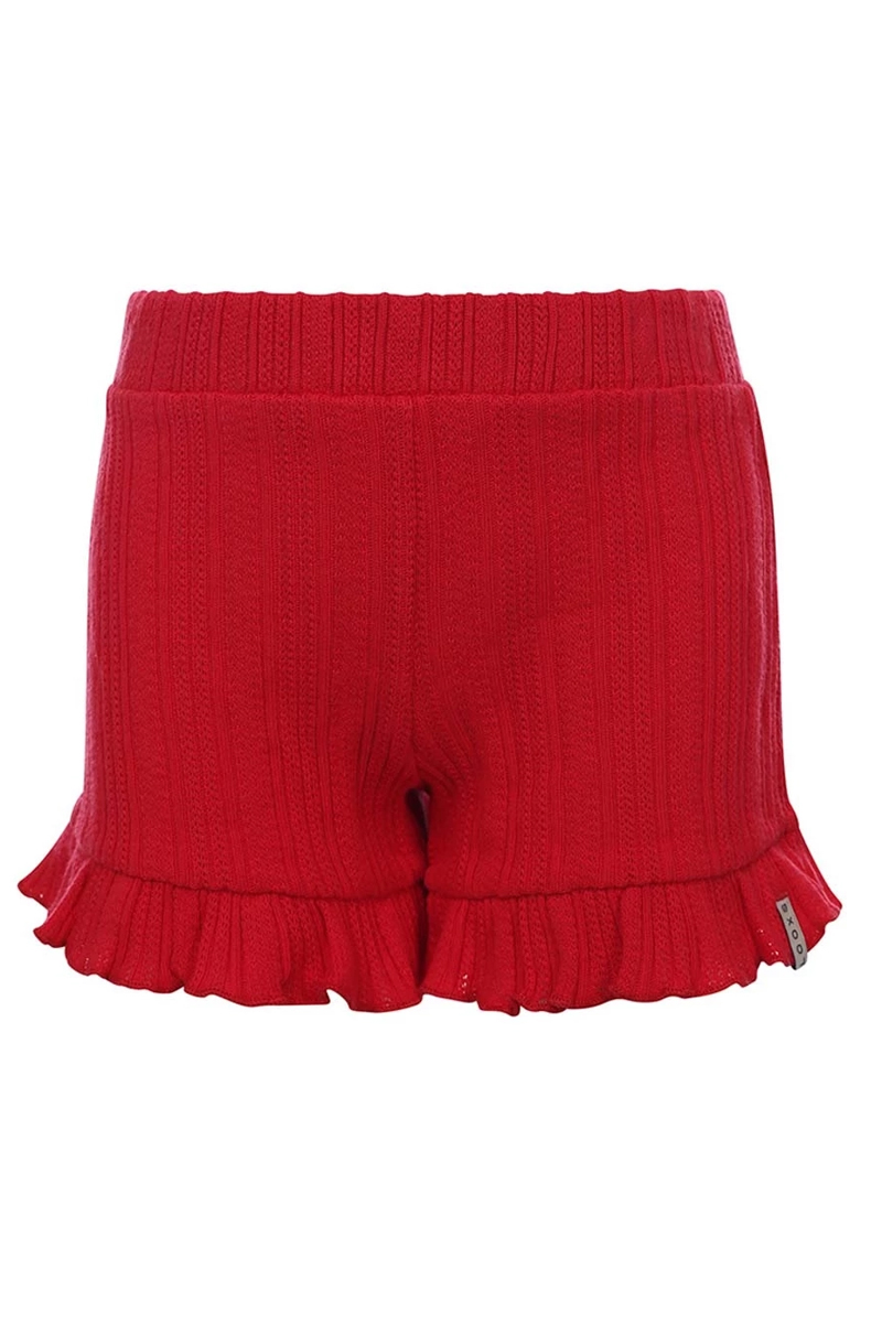 Meisjes short rood