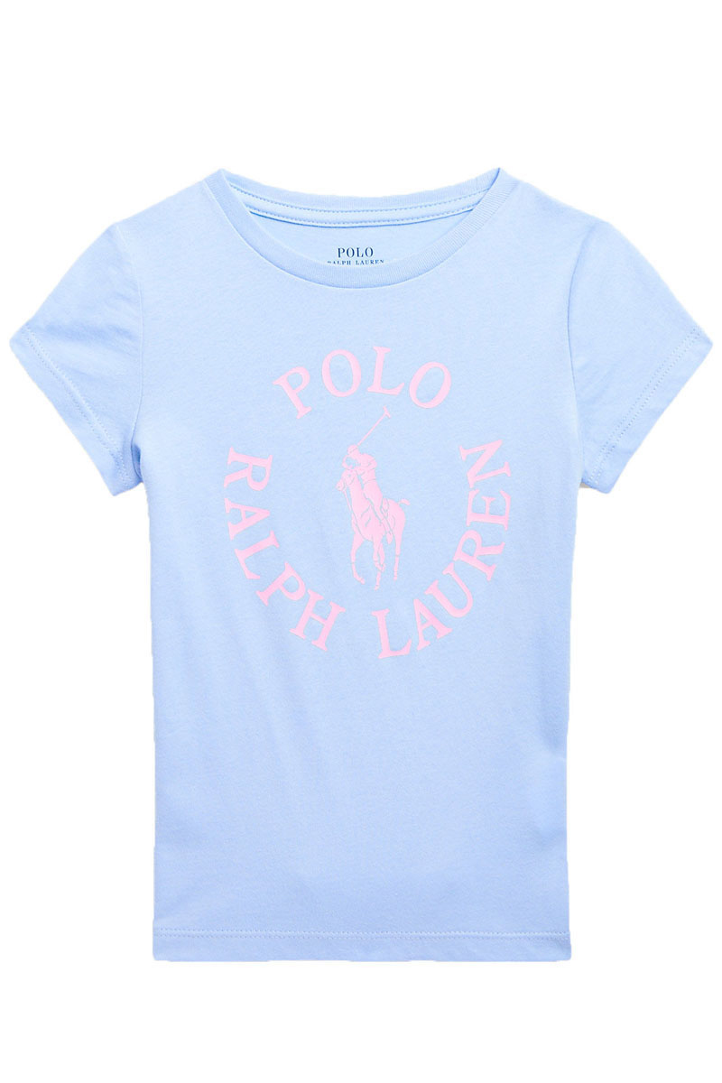 Polo Ralph Lauren ss graphic tknit shirts Blauw-1 1