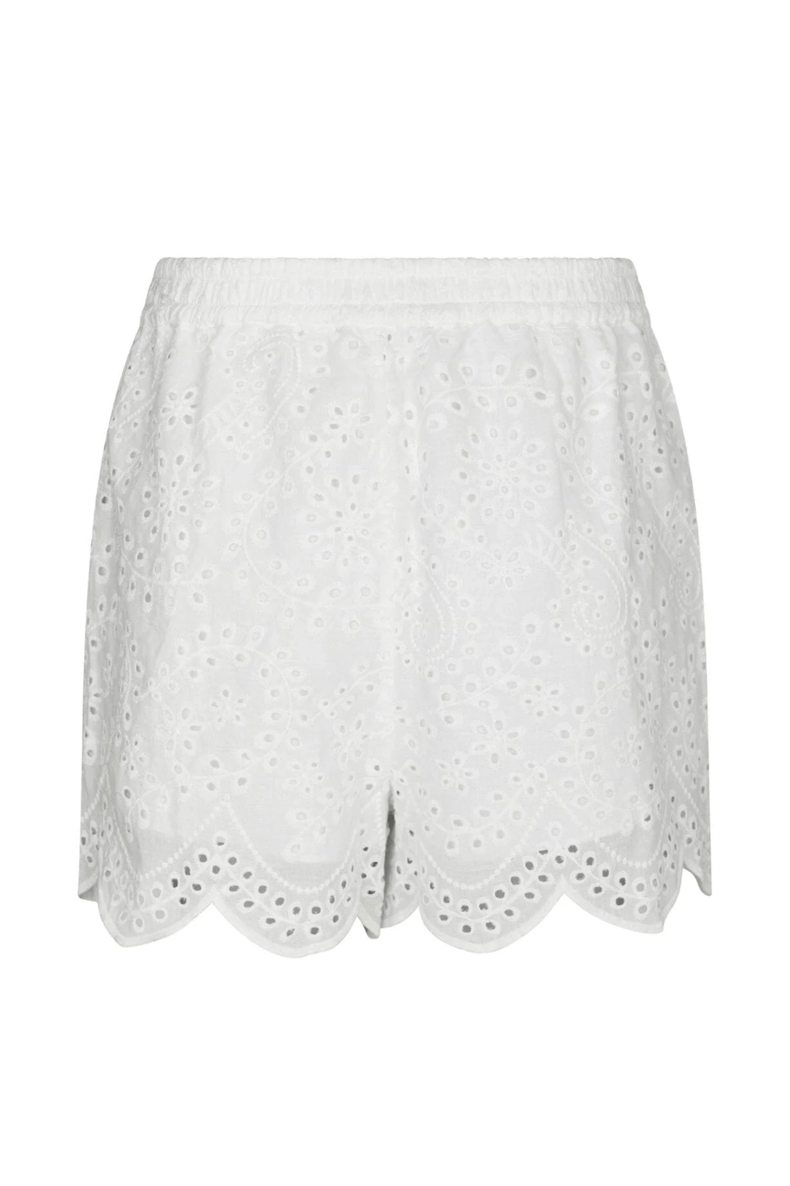 Dames short wit