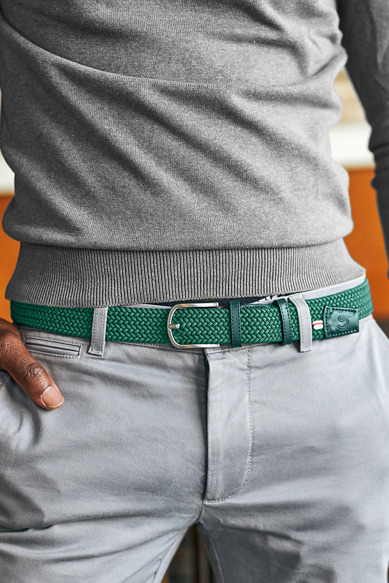 Heren riem groen