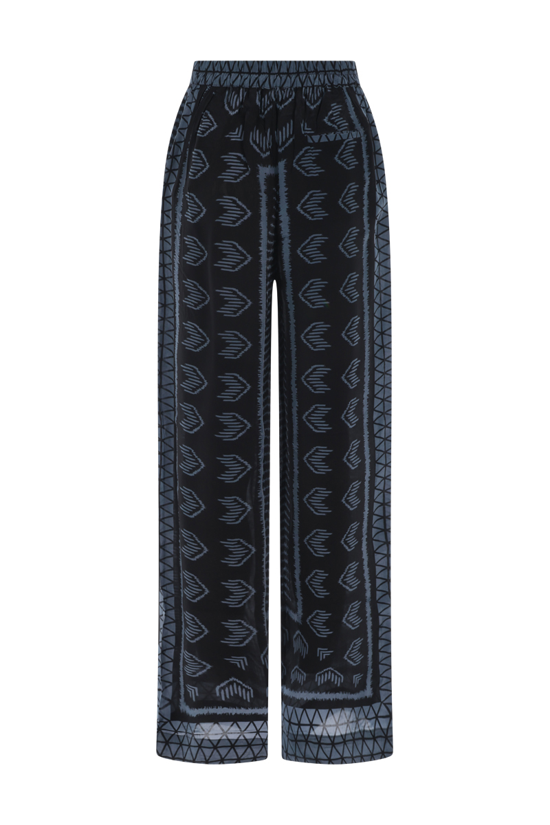 Dames broek blauw