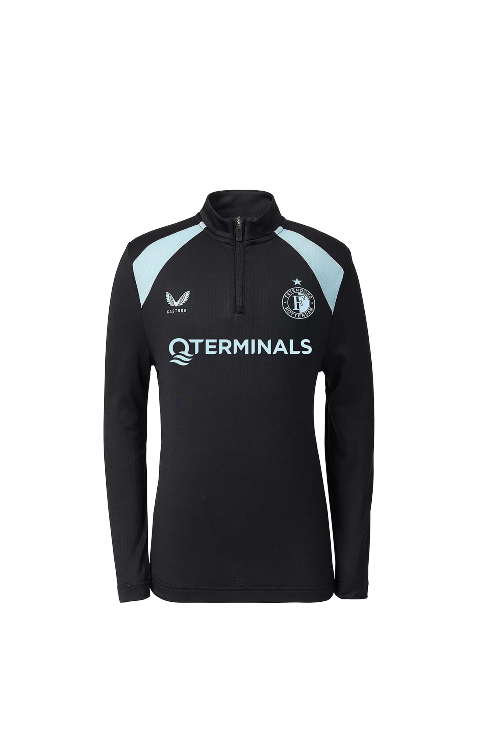 Voetbal jongens club t-shirt zwart