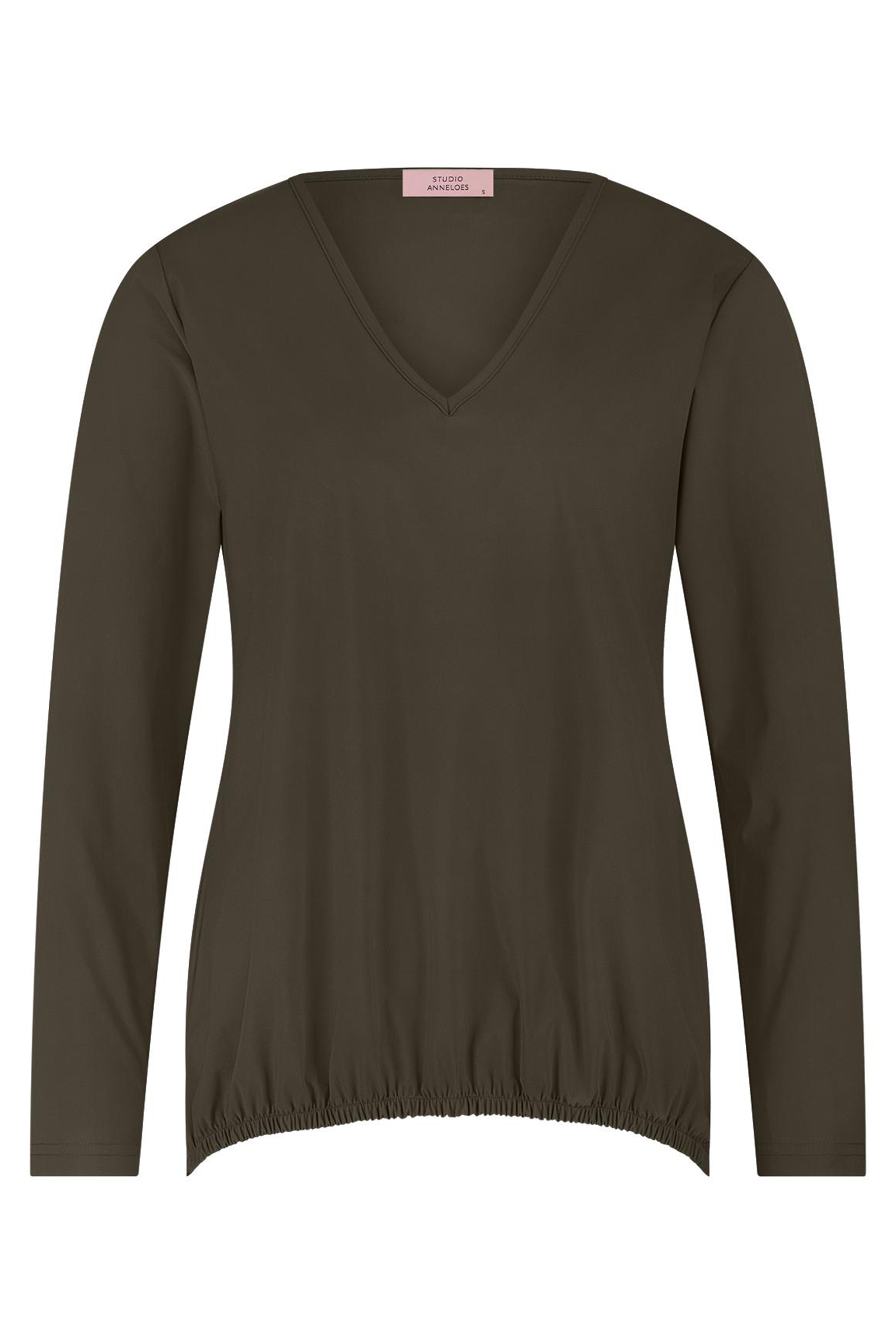 Dames t-shirt korte mouw groen