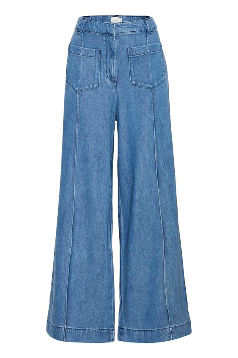 Dames broek blauw