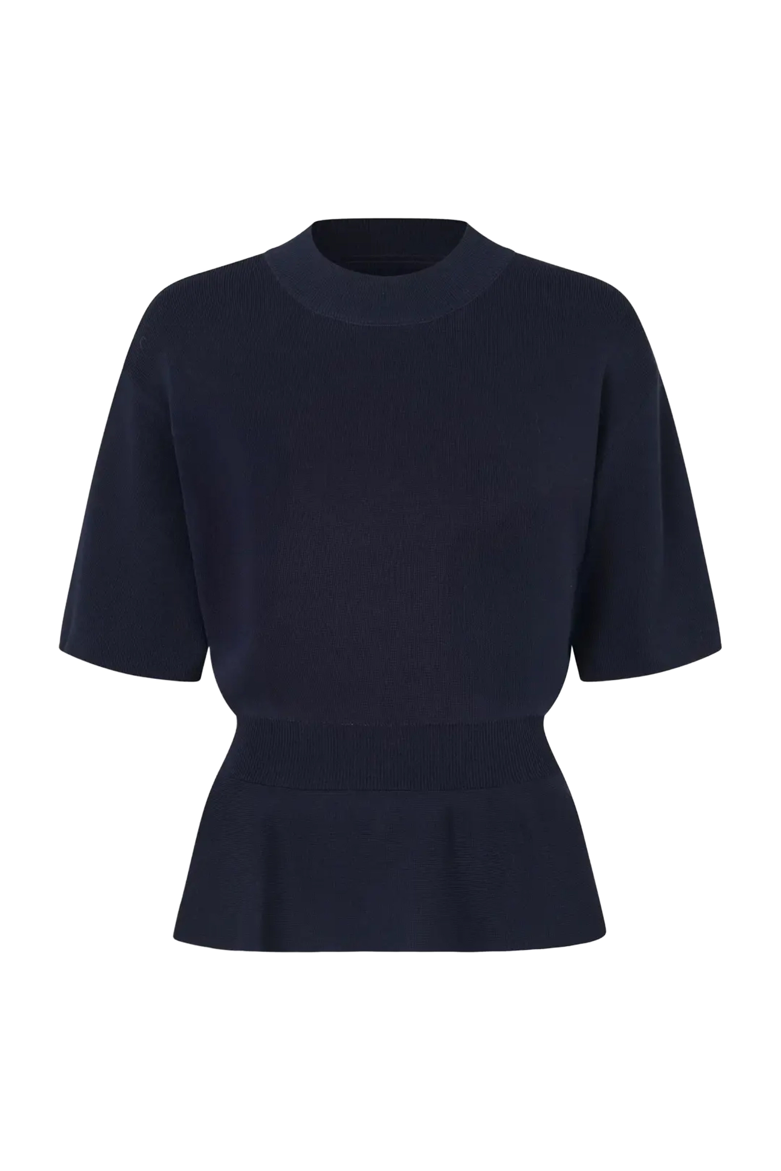 Dames t-shirt korte mouw blauw