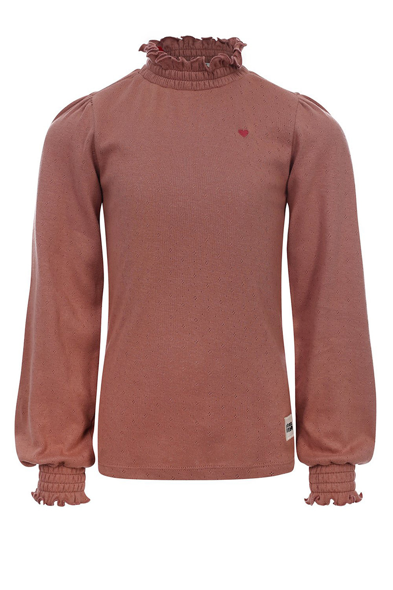 LOOXS LITTLE little pointel tshirt Rose-1 1