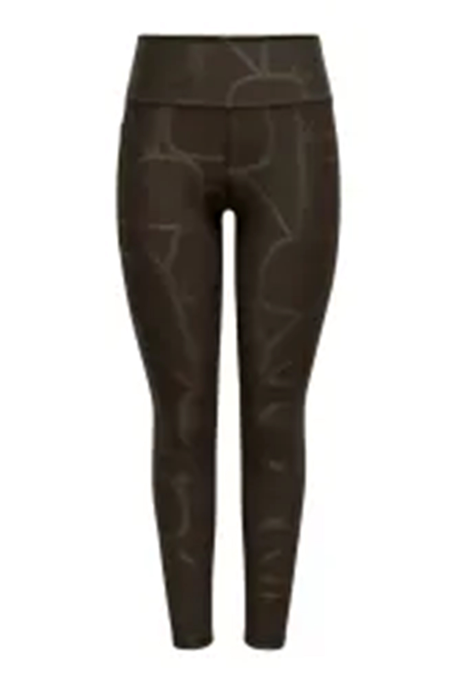 Dames legging bruin