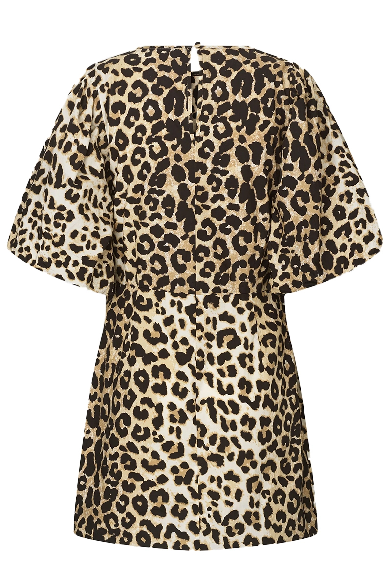 Second Female Leoa mini dress bruin/beige-1 4