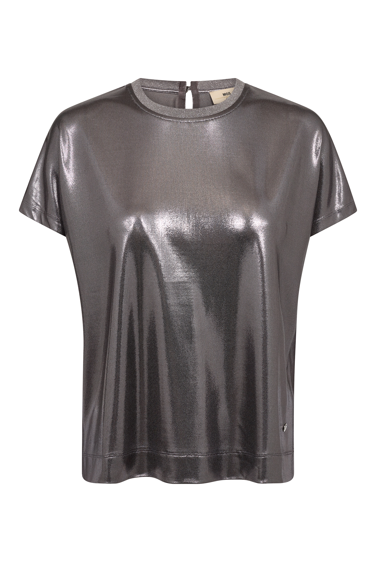 Dames t-shirt korte mouw grijs