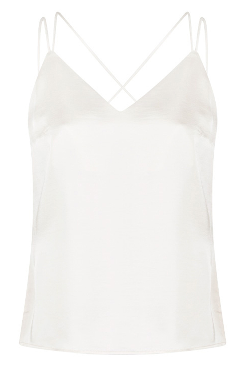 Dames top ecru