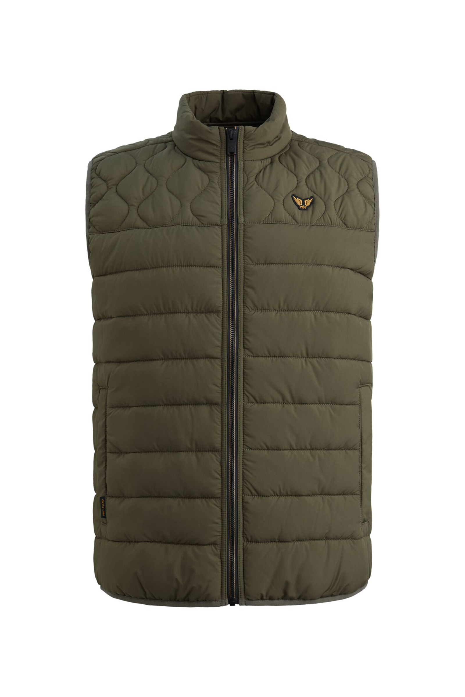 Heren gilet groen