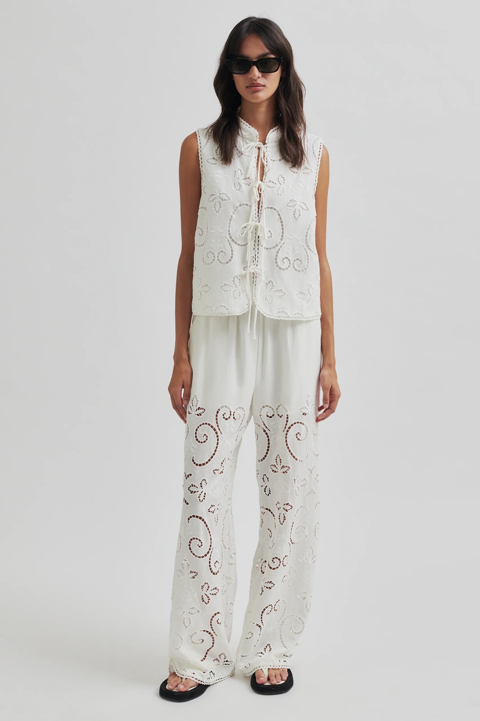 Dames broek wit