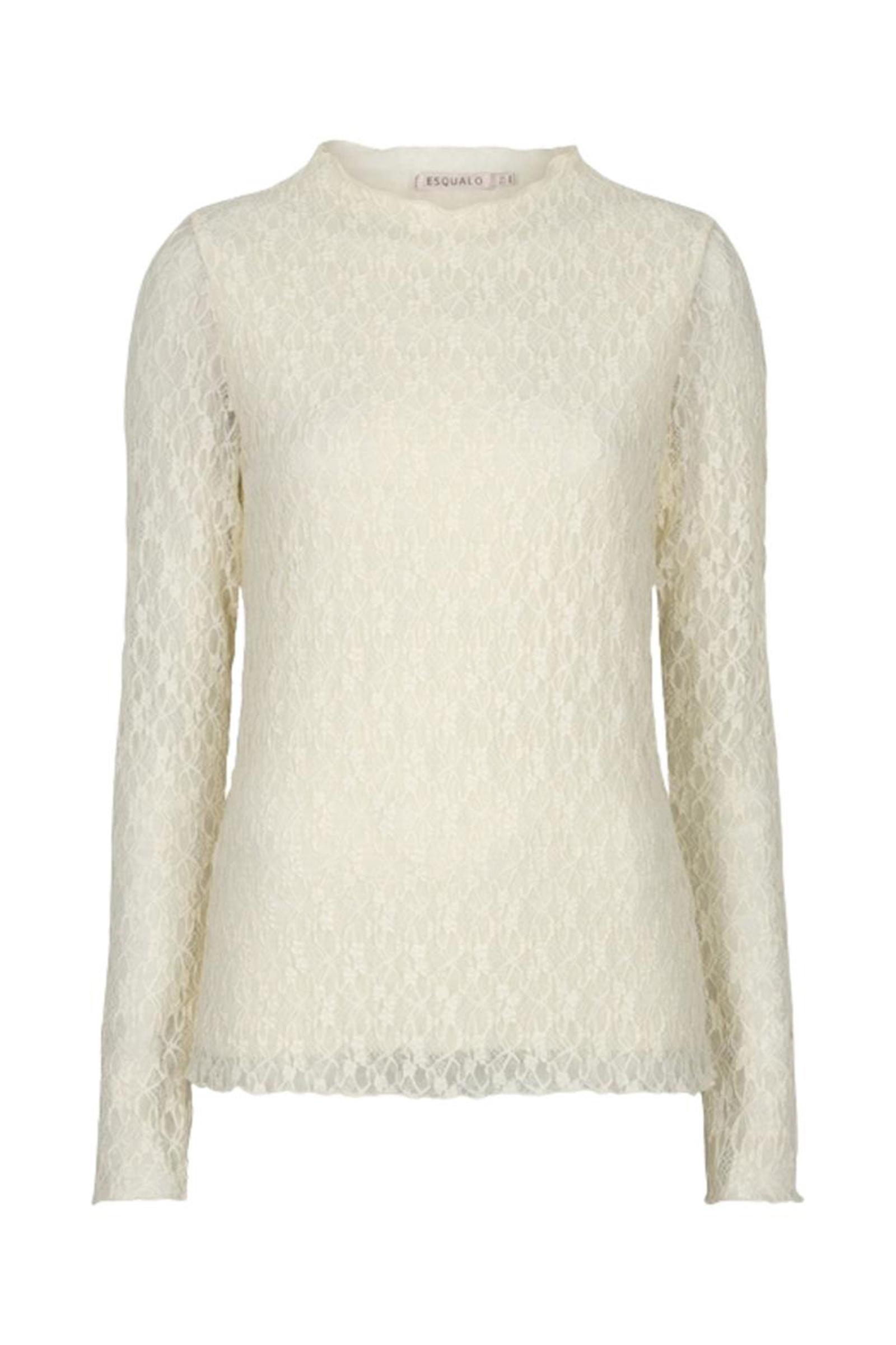 Dames top ecru
