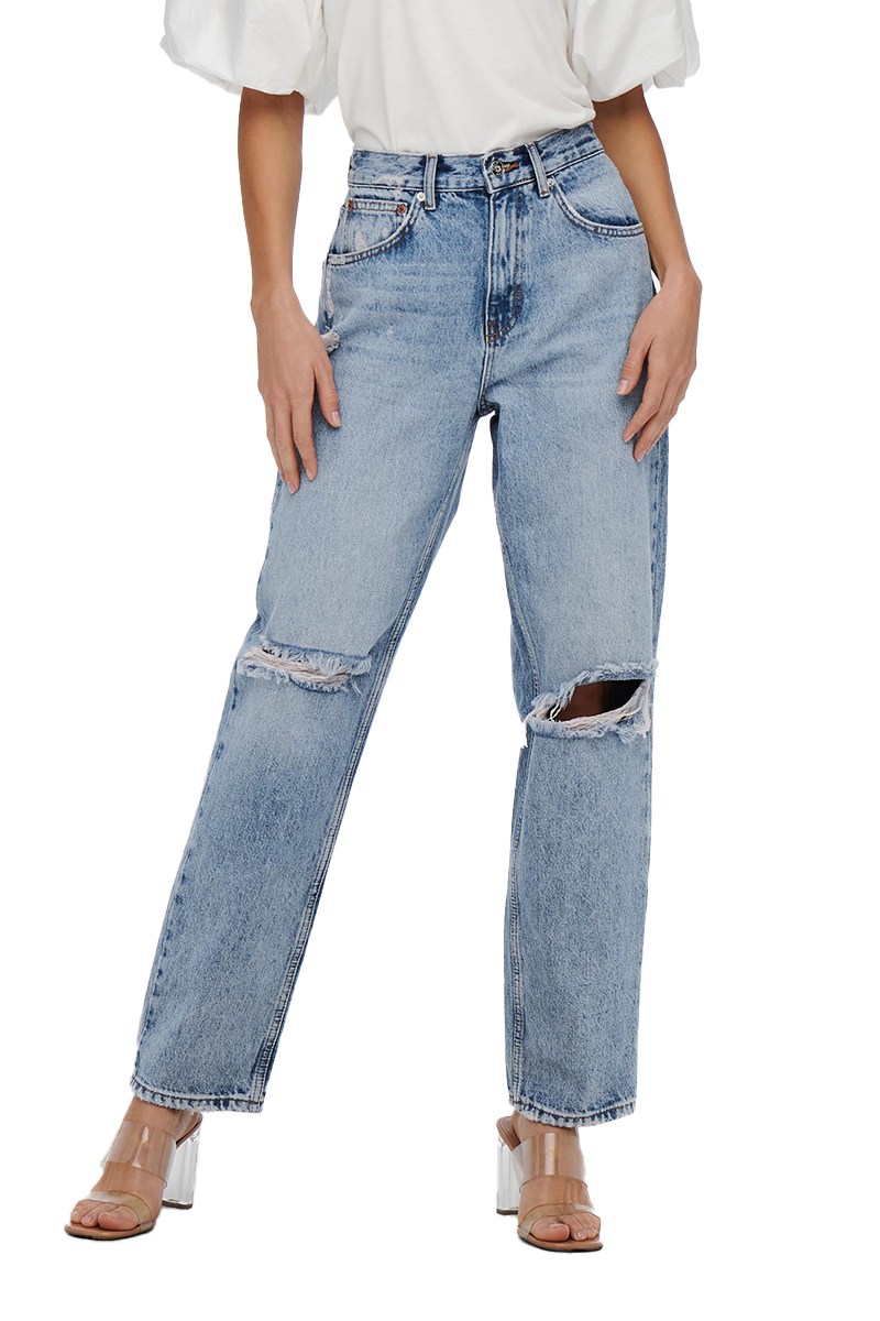 Dames jeans blauw