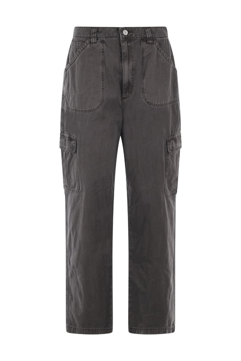 Dames broek grijs