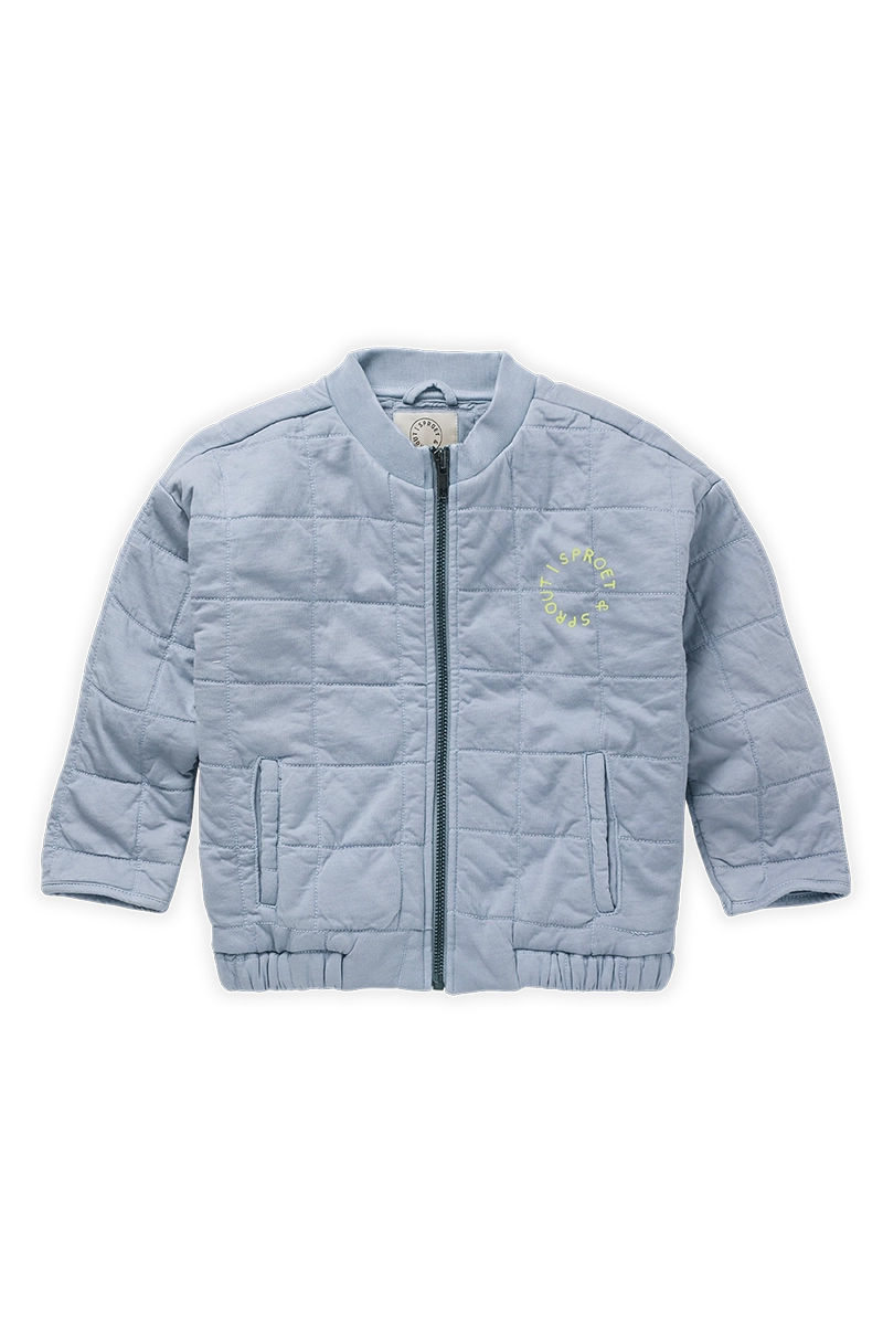 Sproet & Sprout Quilted boys jacket Blauw-1 1