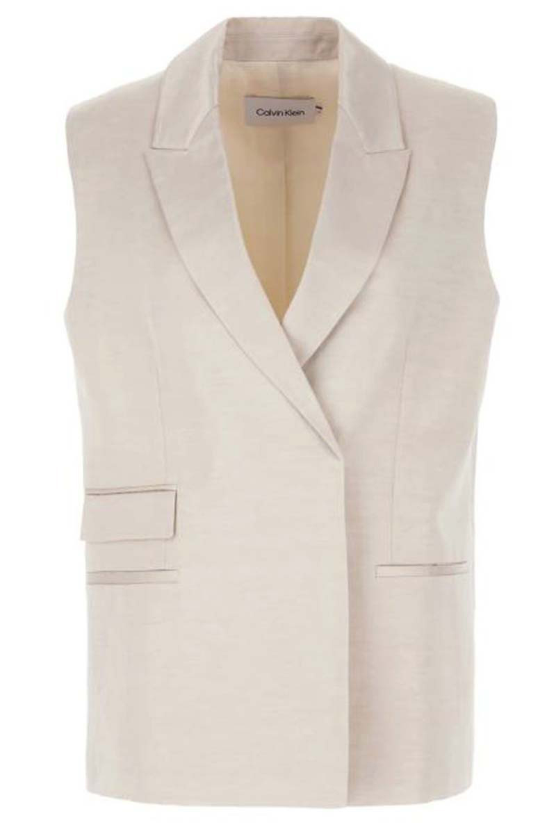 Dames gilet bruin