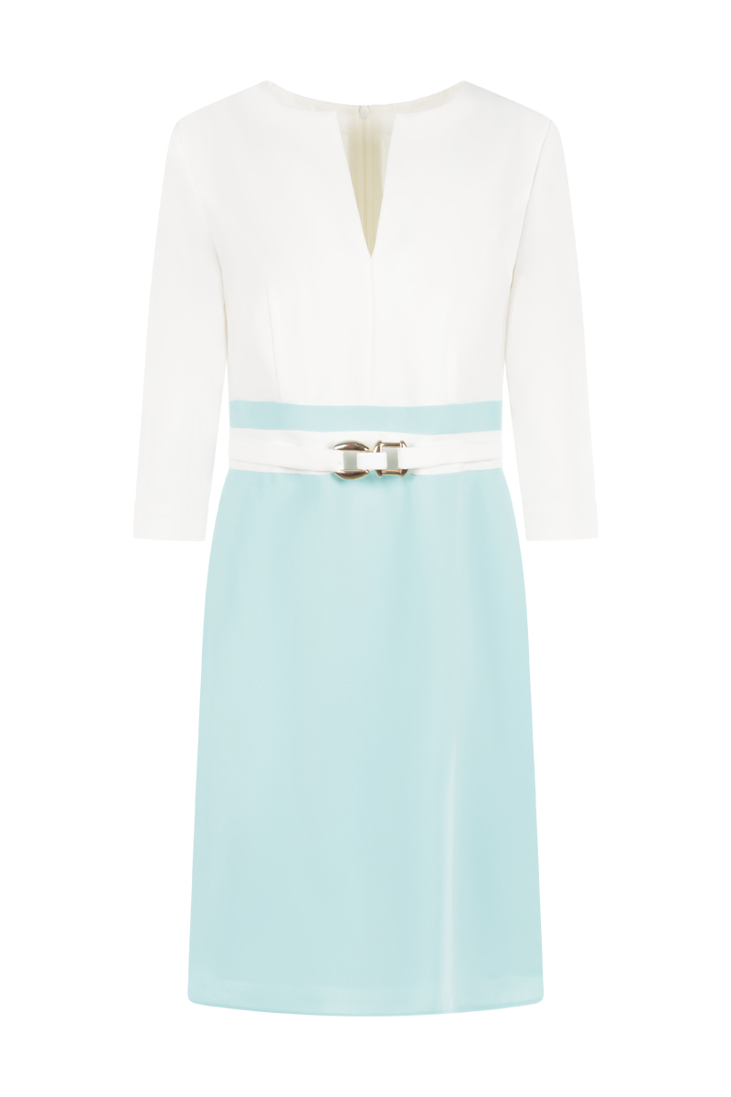 Dames jurk blauw