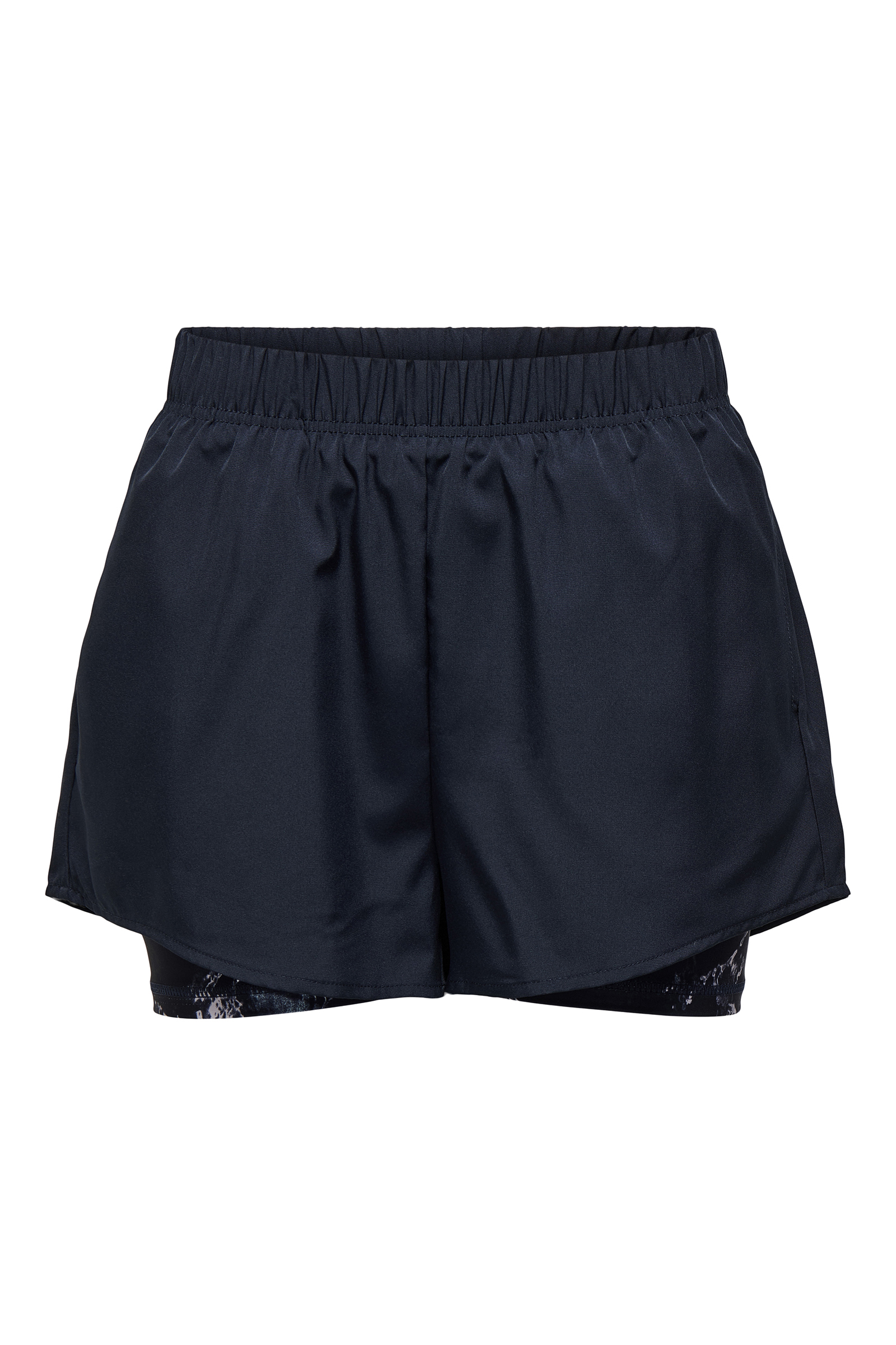 Fitness dames short blauw