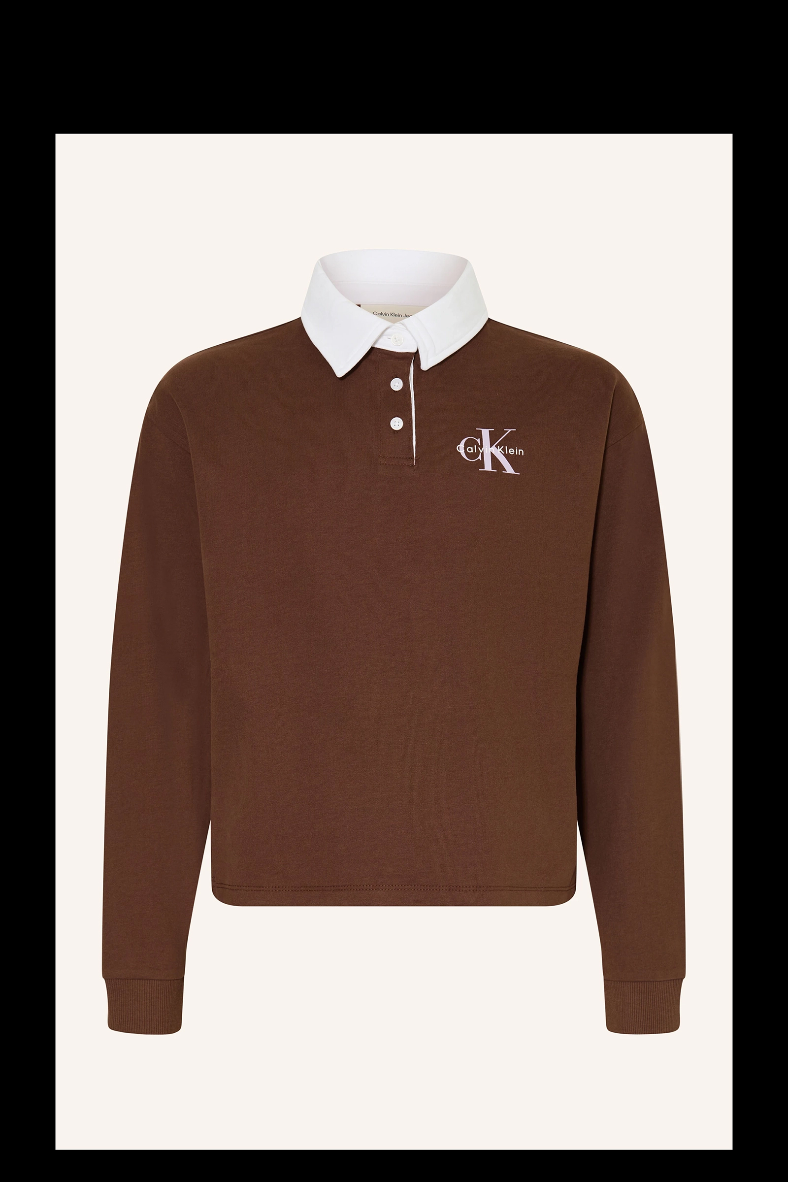 Meisjes polo bruin