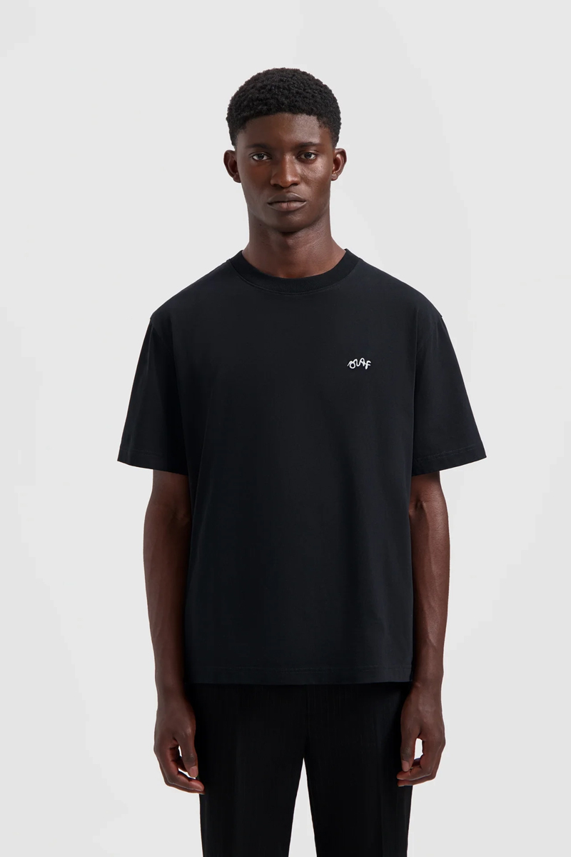Heren t-shirt kortemouw zwart
