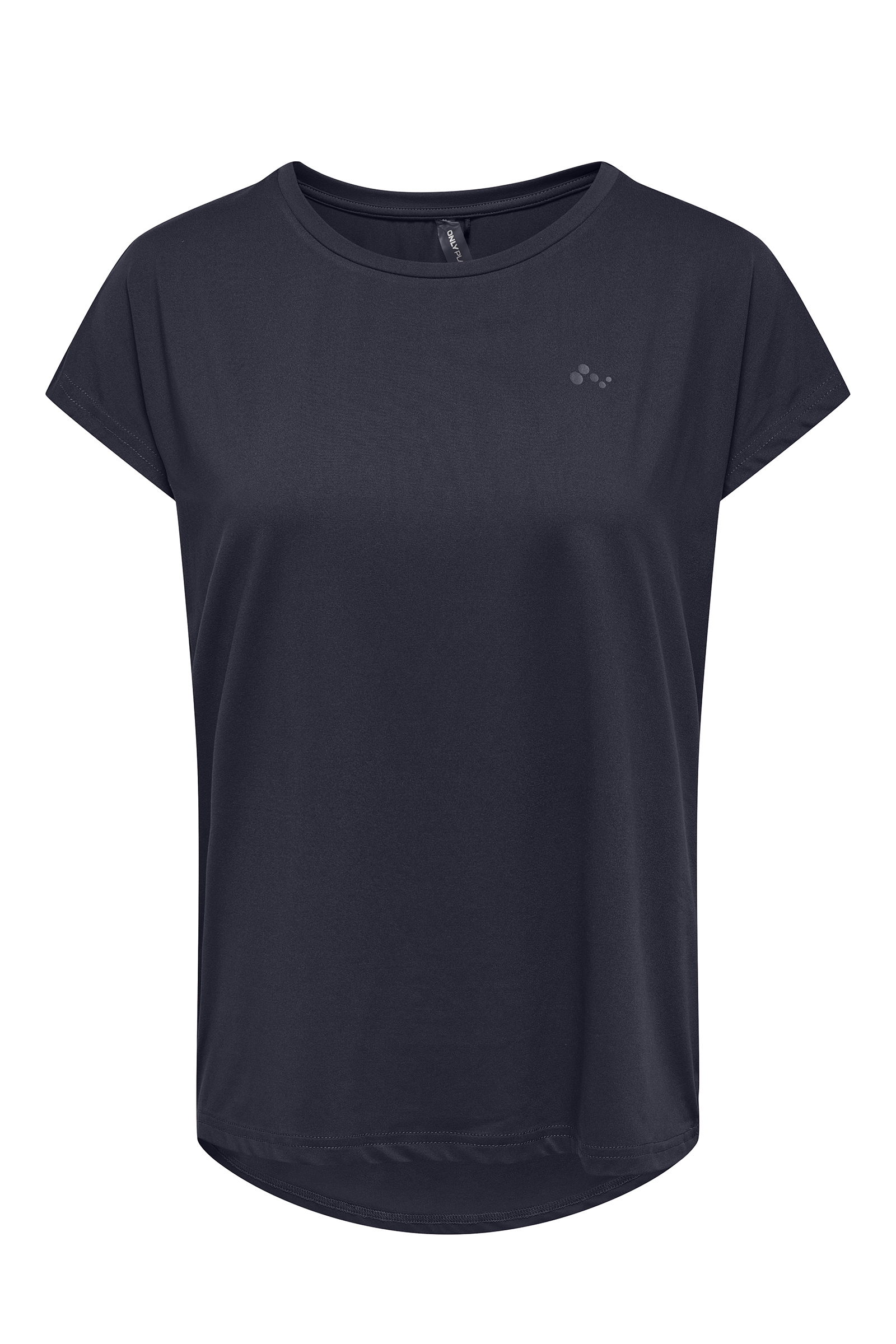 Fitness dames t-shirt km blauw