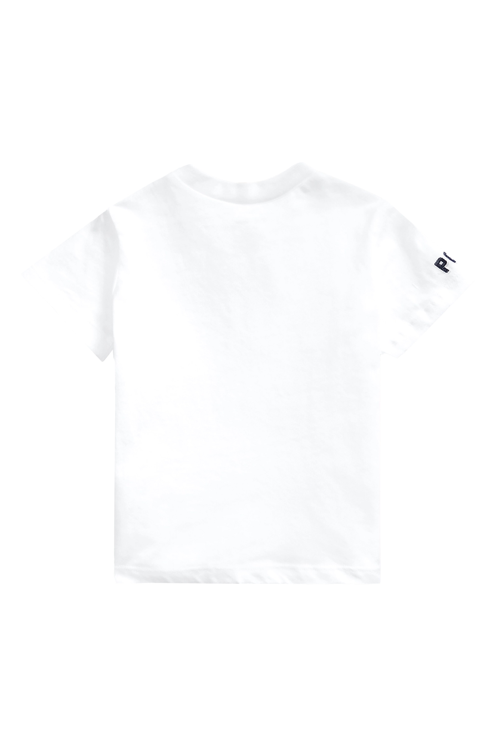 Baby t-shirt korte mouw wit