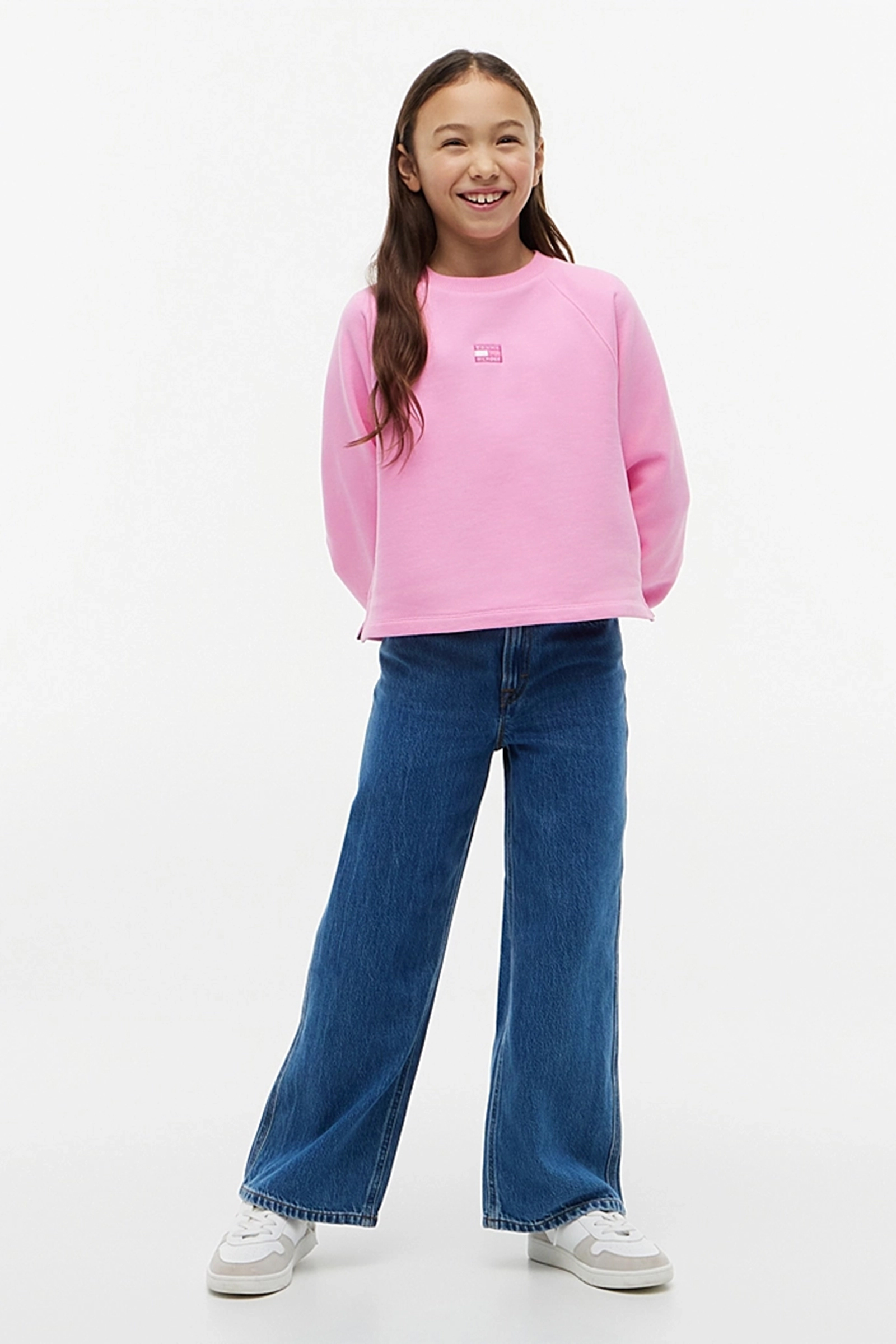 Meisjes sweater rose