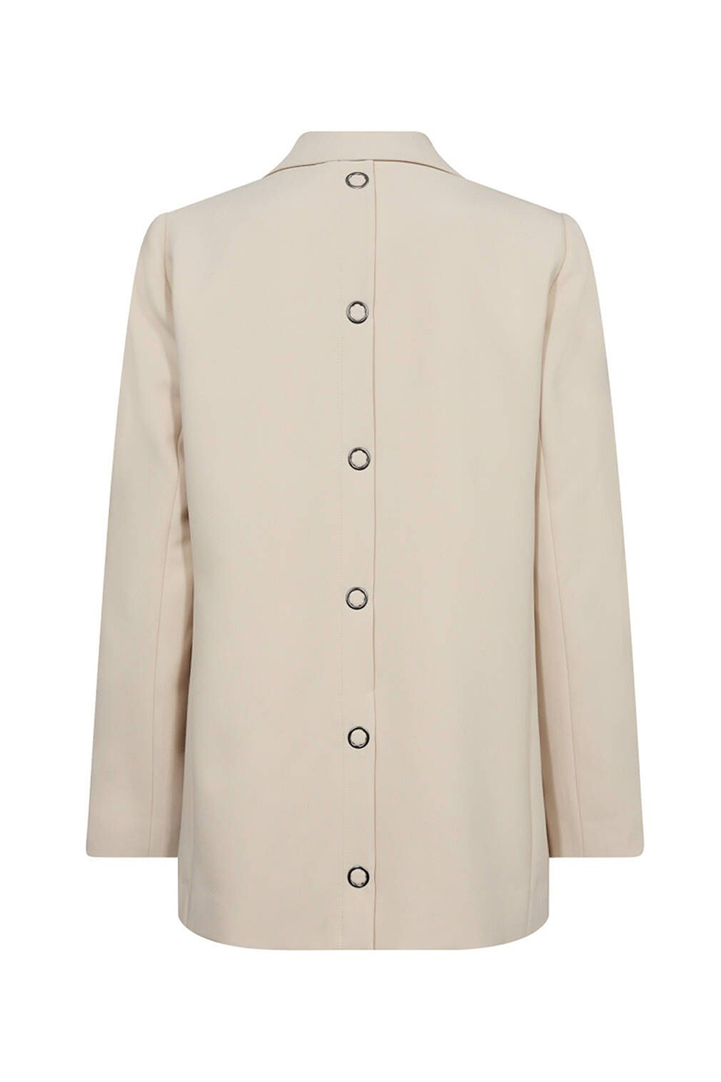 co´couture Vola cc ring single blazer Ecru-1 2