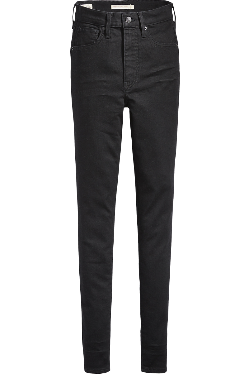 Levi's mile high super skinny Zwart-1 1