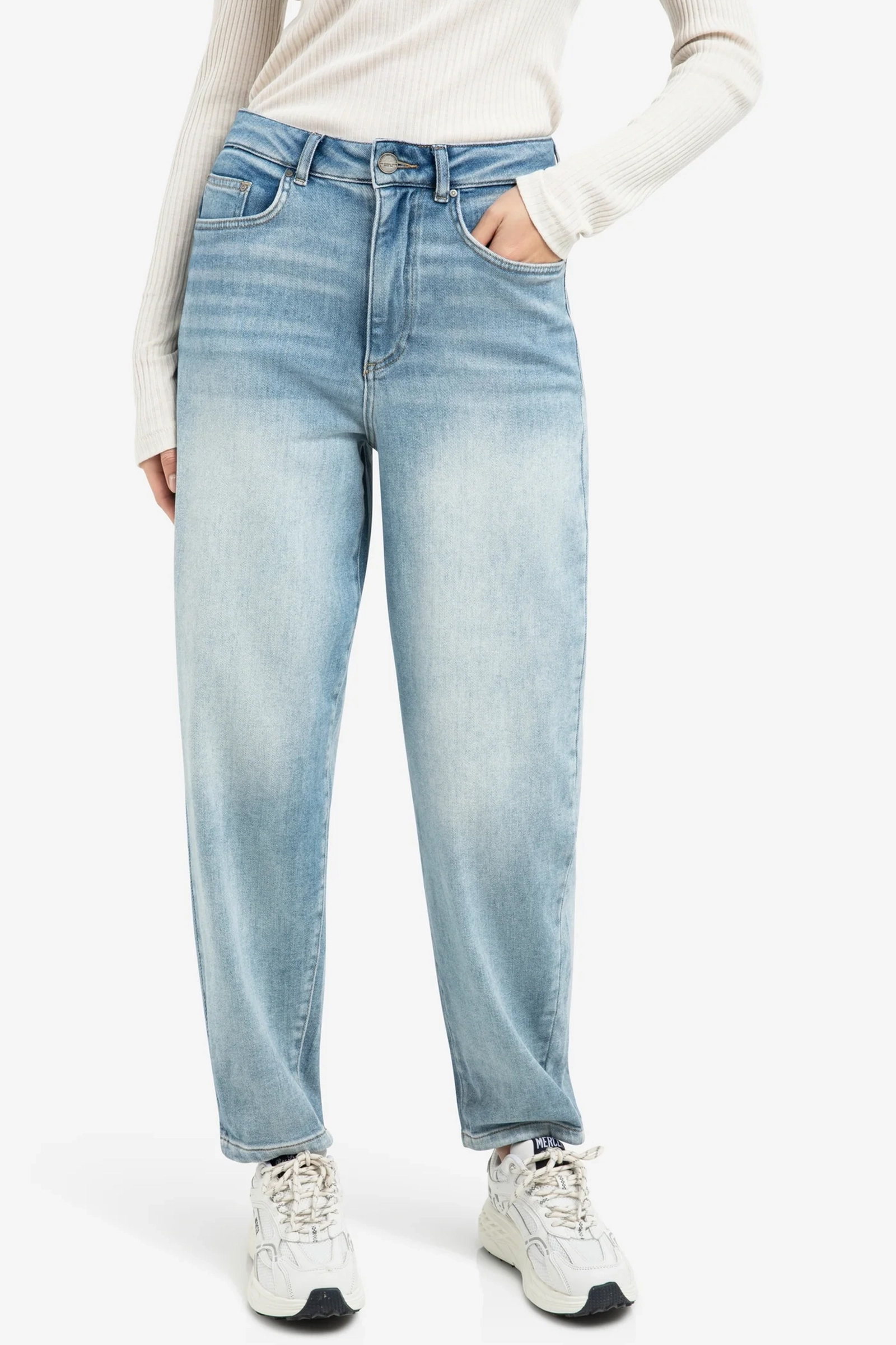 Dames jeans blauw