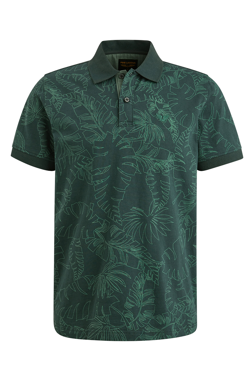 Short sleeve polo Single jersey aop