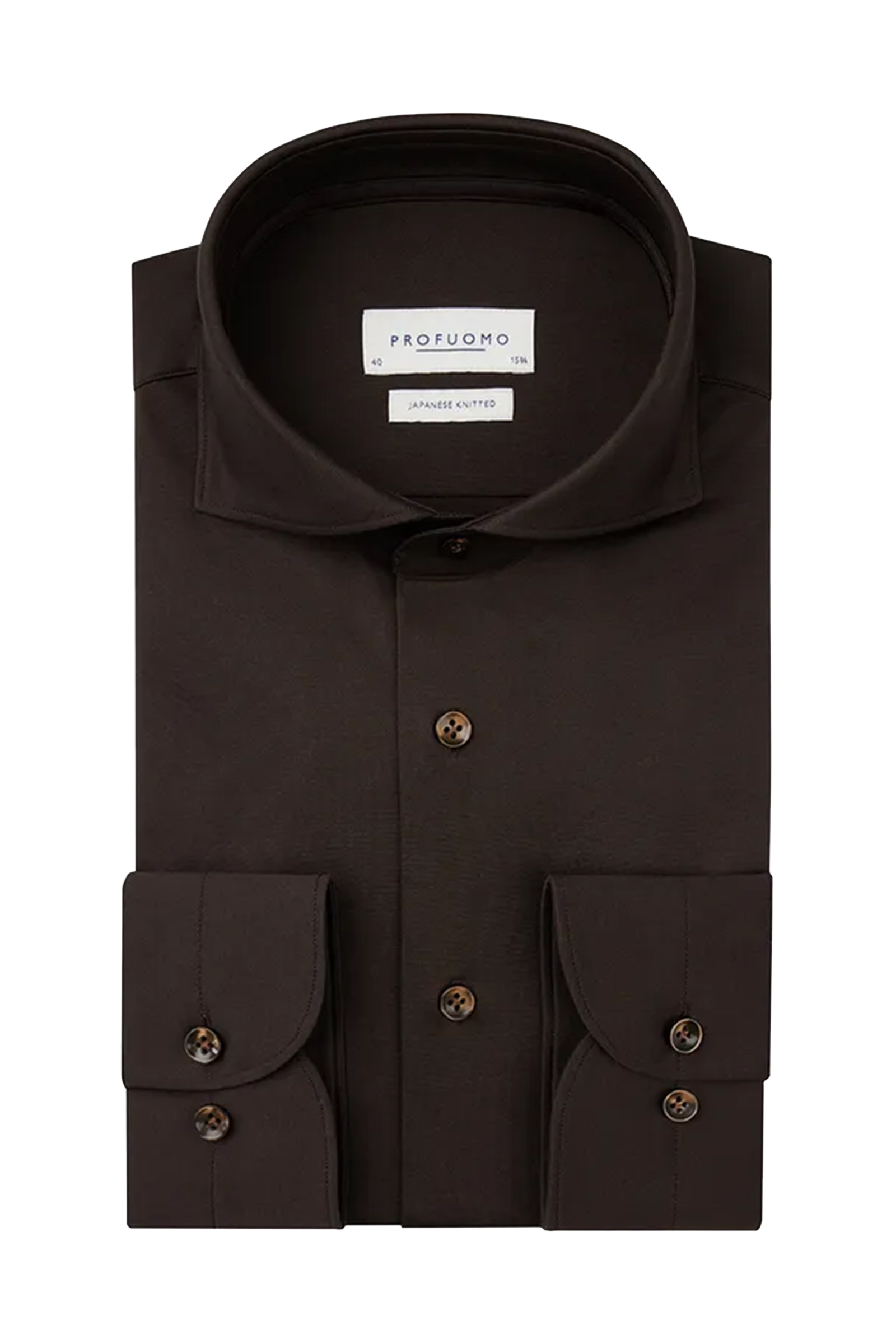 Heren t-shirt kortemouw bruin