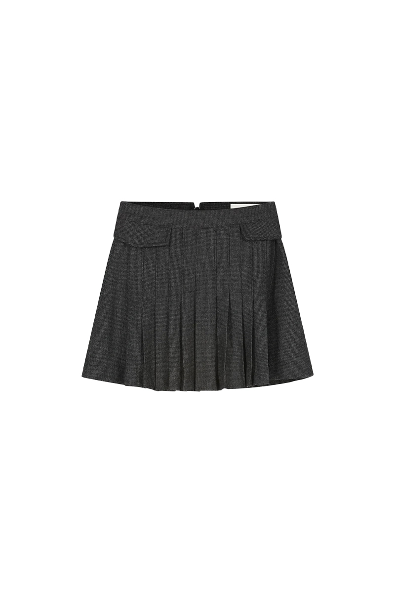 Les Coyotes De Paris Pleated skirt Zwart-1 1