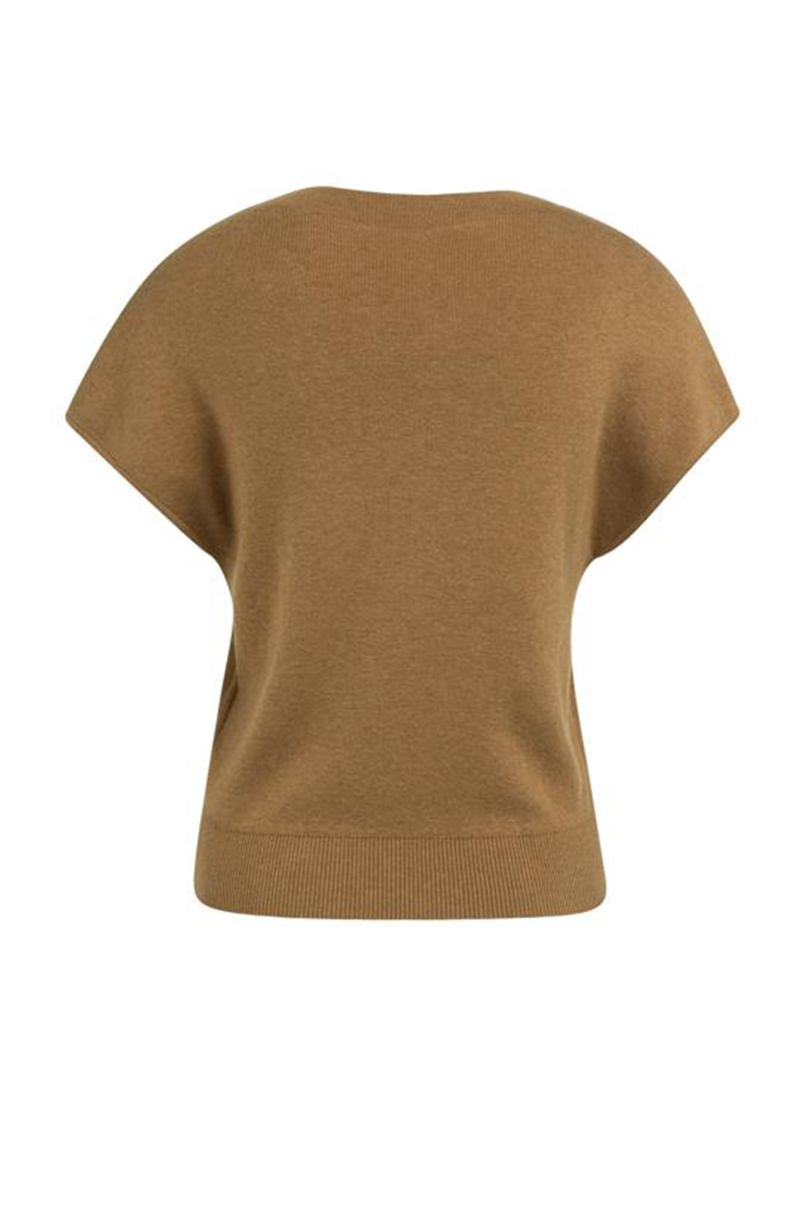 Dames vest bruin