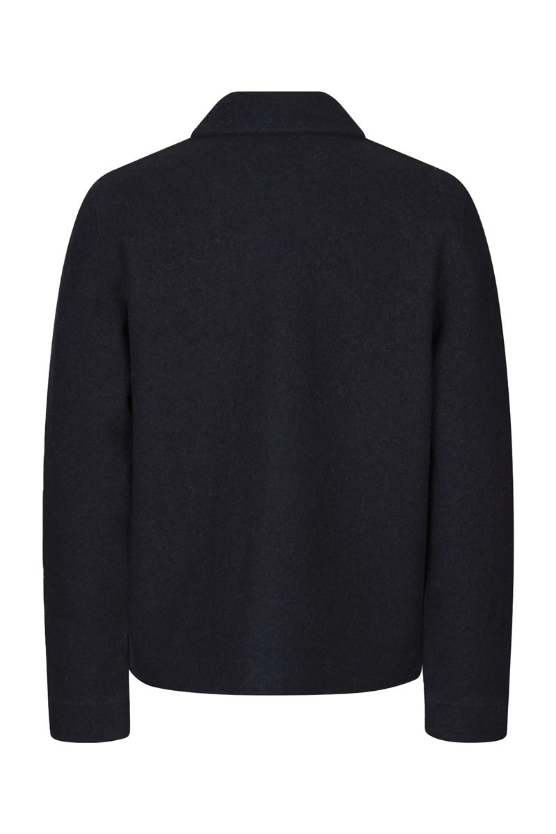 Samsøe Samsøe HANNES FULL ZIP 14612 Blauw-1 4