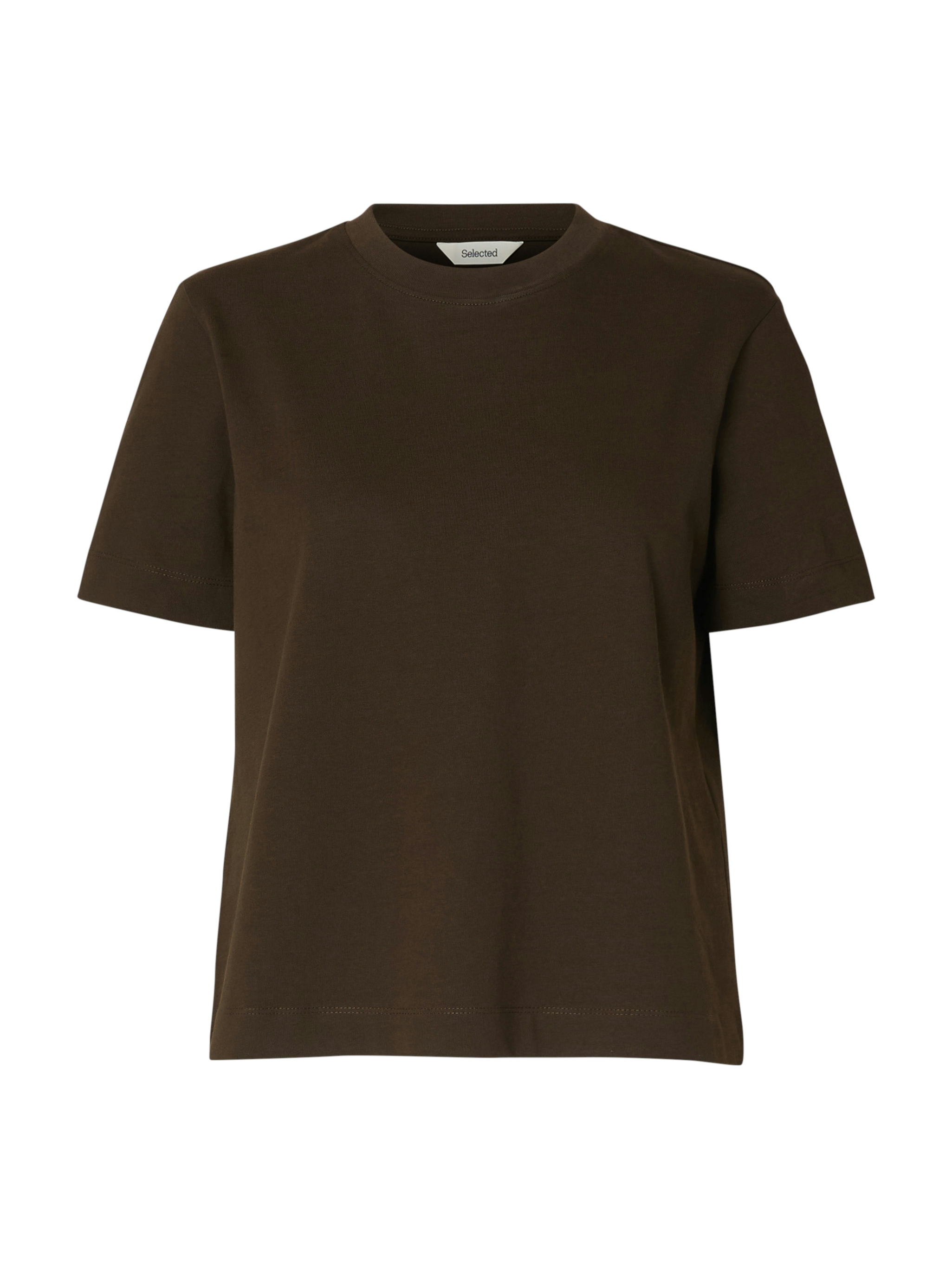 Dames t-shirt korte mouw grijs