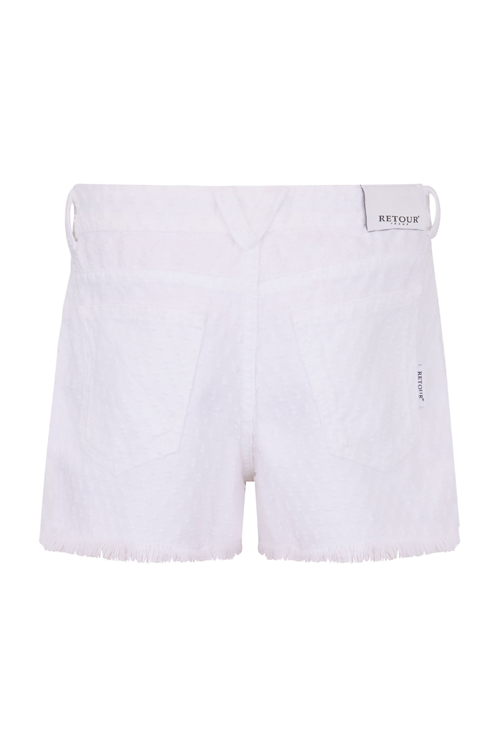 Meisjes short wit
