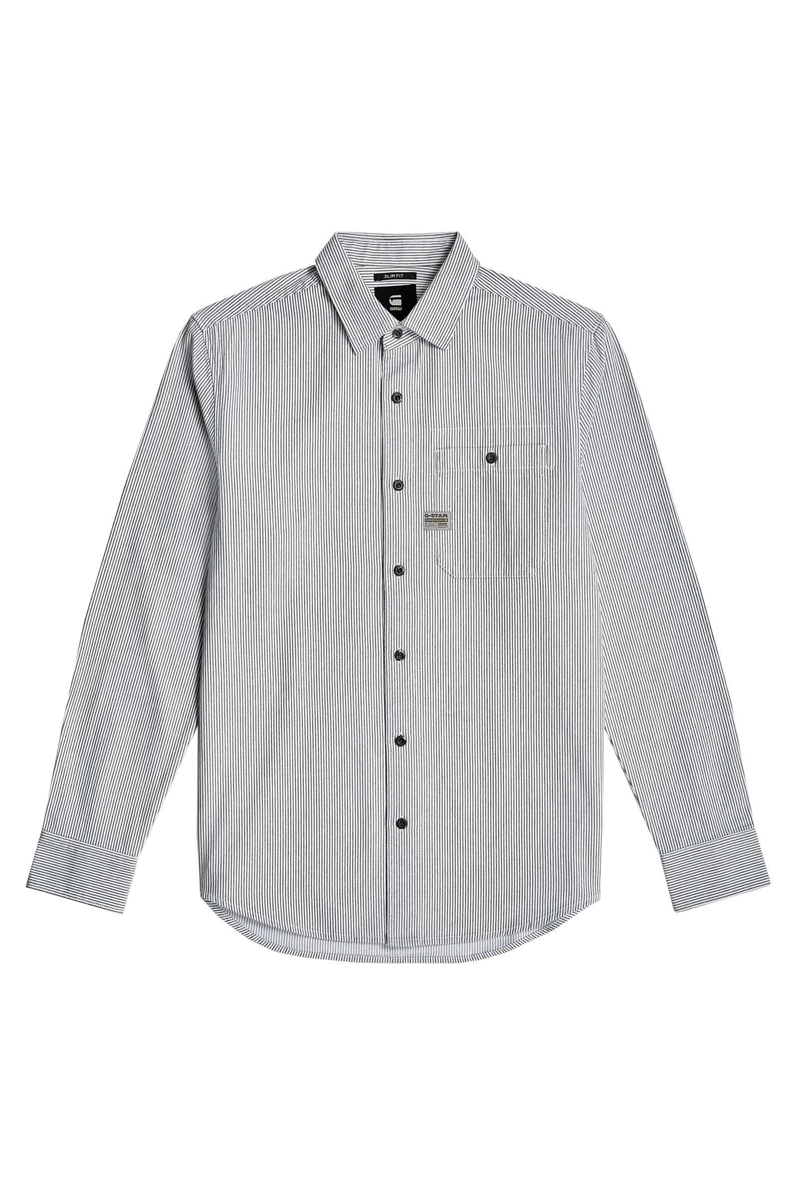 Heren overhemd lm casual blauw