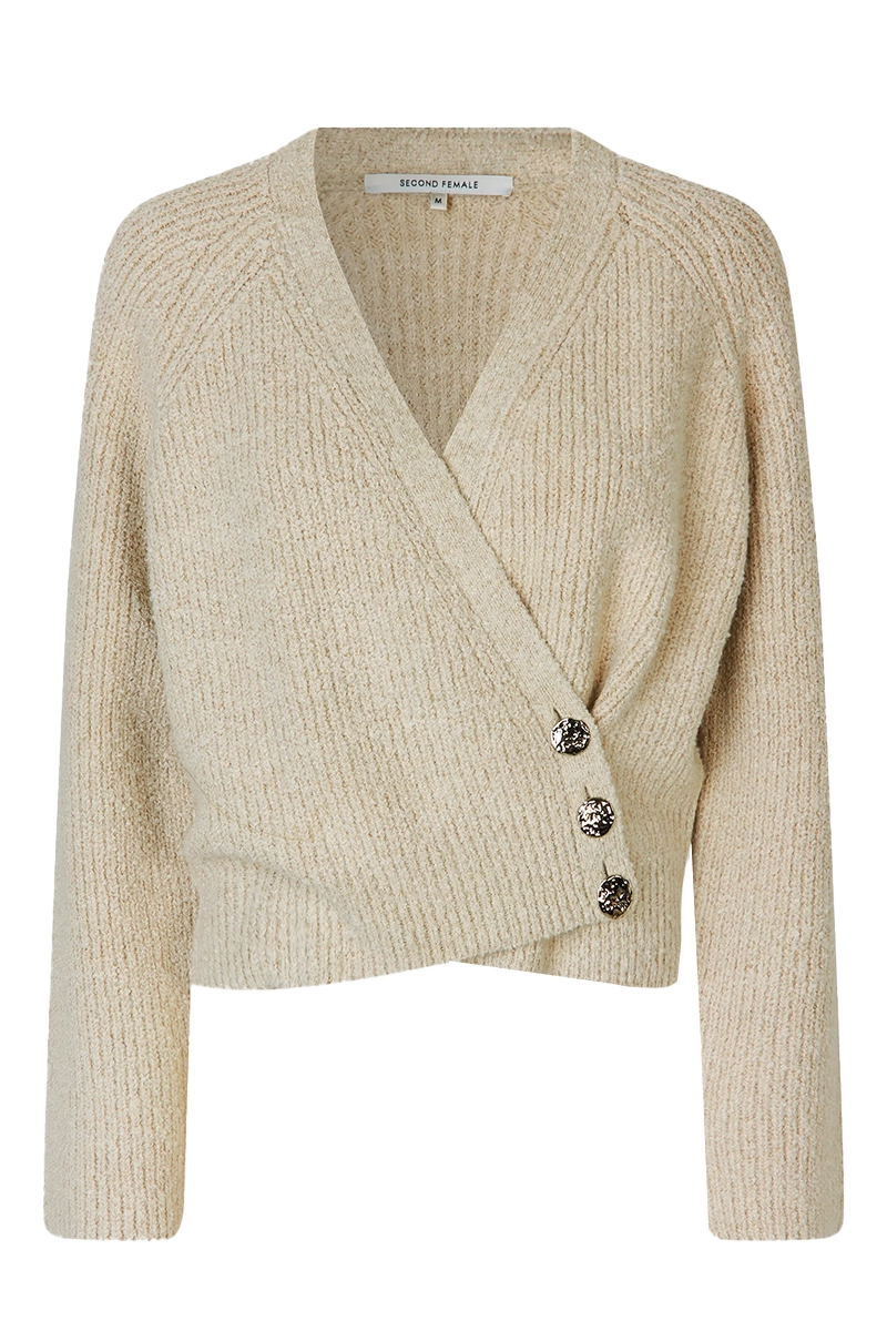 Dames vest ecru