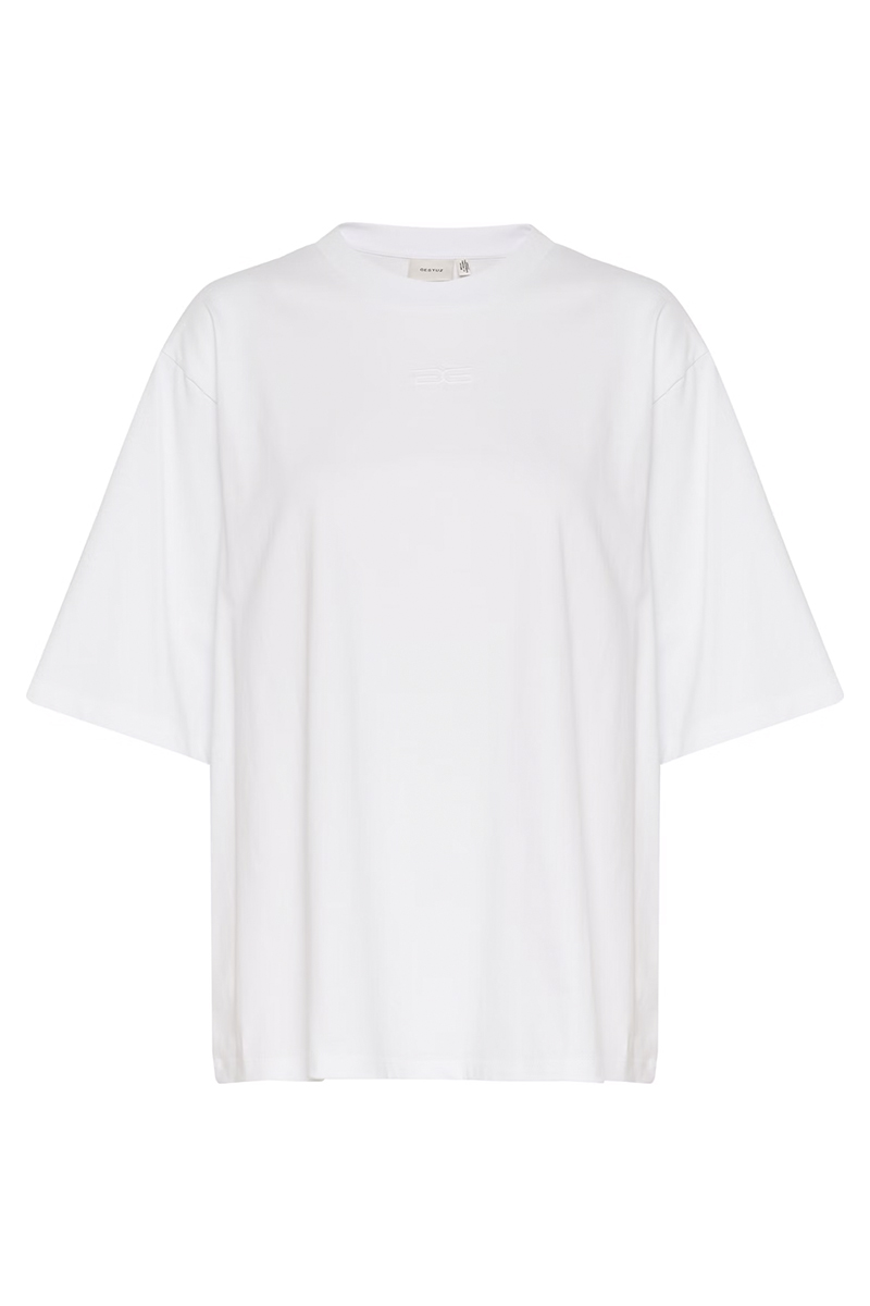 Dames t-shirt korte mouw wit